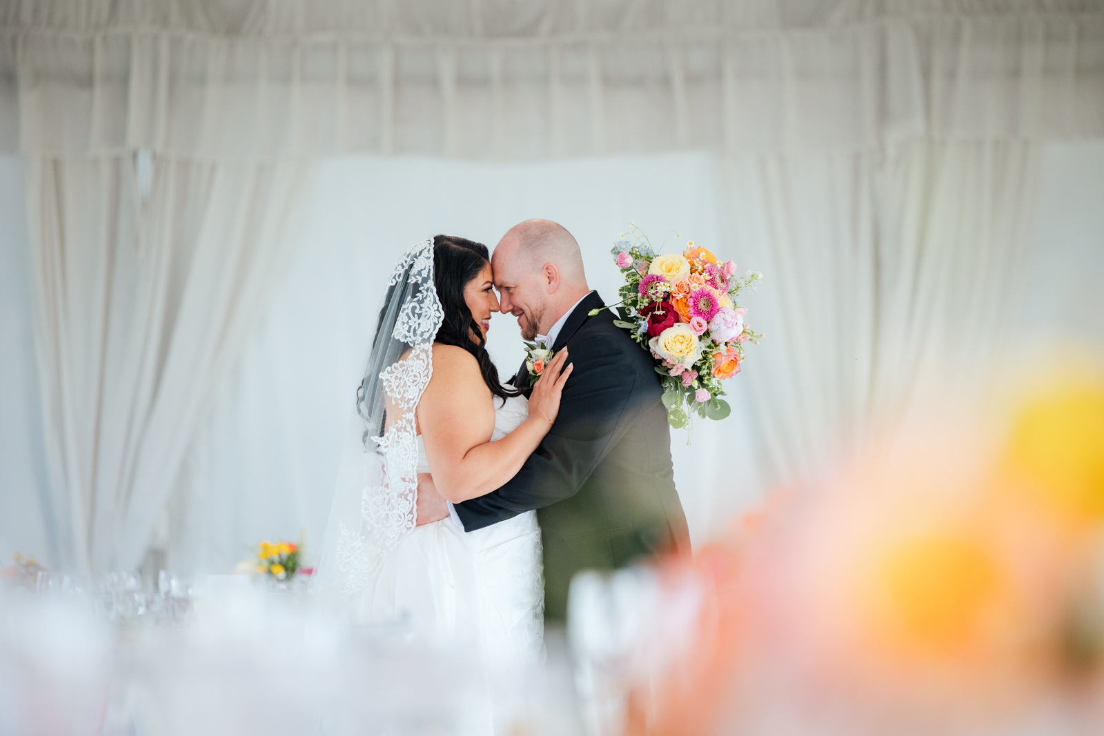 wedding reception at Grove Pavilion Lincolnshire Marriott Resort Chicago wedding photographer