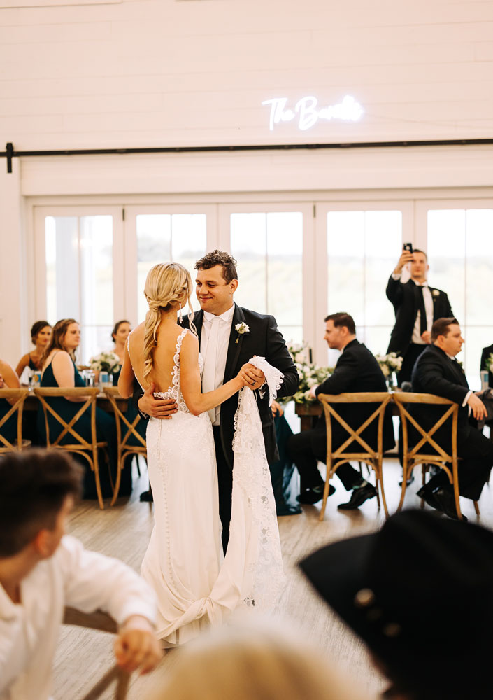 Providence_lavitaphotography-1060 Newlyweds first dance at Providence Vineyard wedding venue Chicago wedding photography