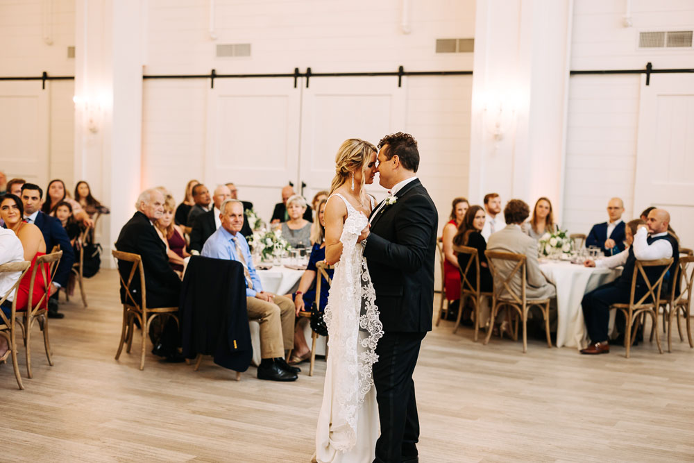 Providence_lavitaphotography-1068 Newlyweds first dance at Providence Vineyard wedding venue Chicago wedding photography