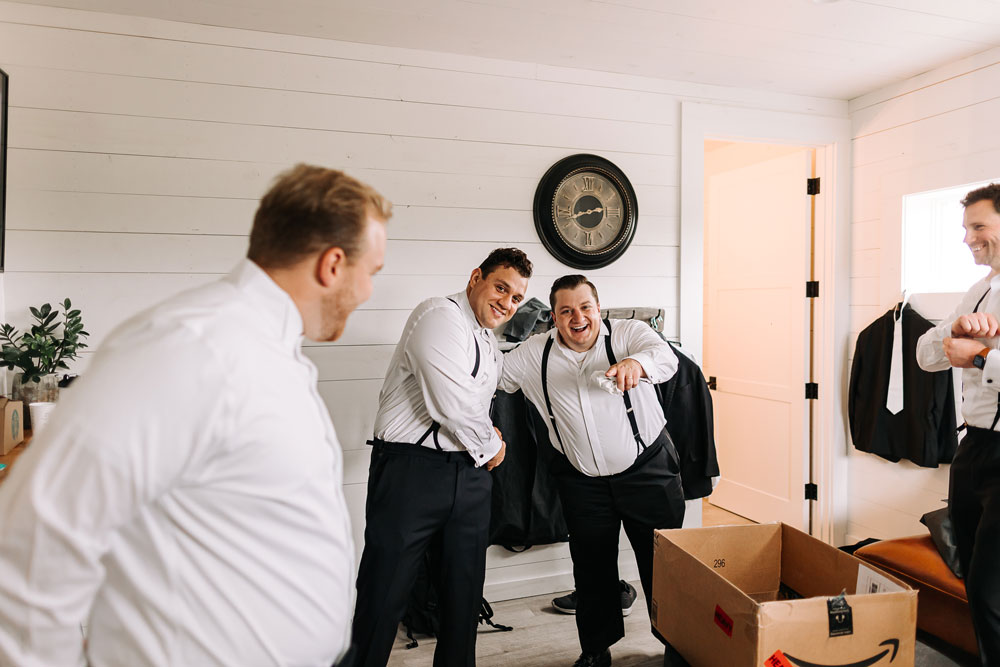 Providence_lavitaphotography-45 Groom and groomsmen getting ready at Providence Vineyard Chicago wedding photographer