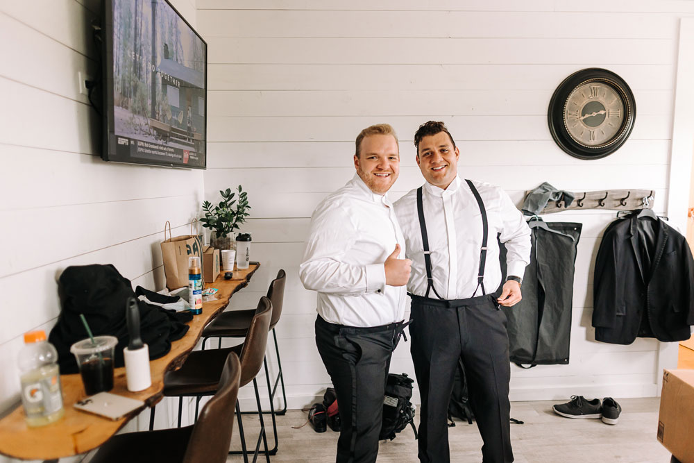 Providence_lavitaphotography-46 Groom and groomsmen getting ready at Providence Vineyard Chicago wedding photographer