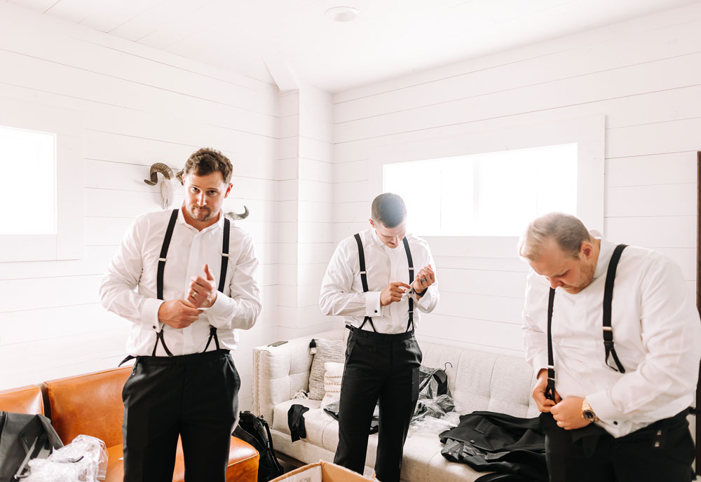 Providence_lavitaphotography-60 Groom and groomsmen getting ready at Providence Vineyard Chicago wedding photographer