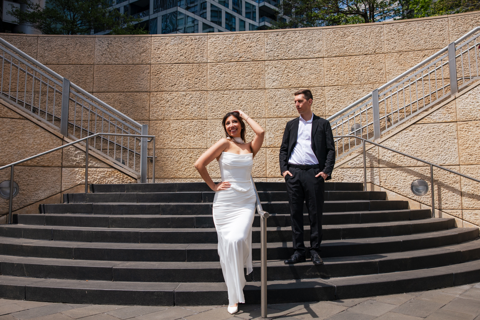 Bride portraits at White Stone Events fall wedding 