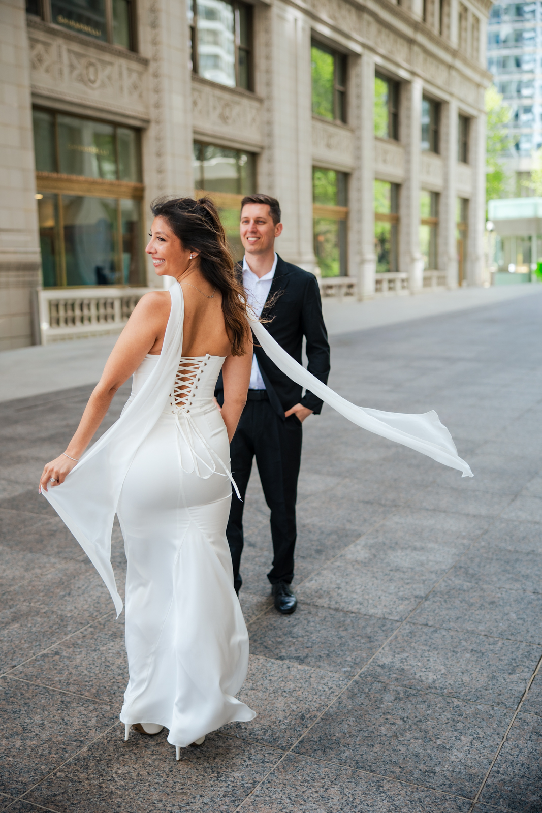 Bridal party fall portraits at White Stone Events Sugar Grove