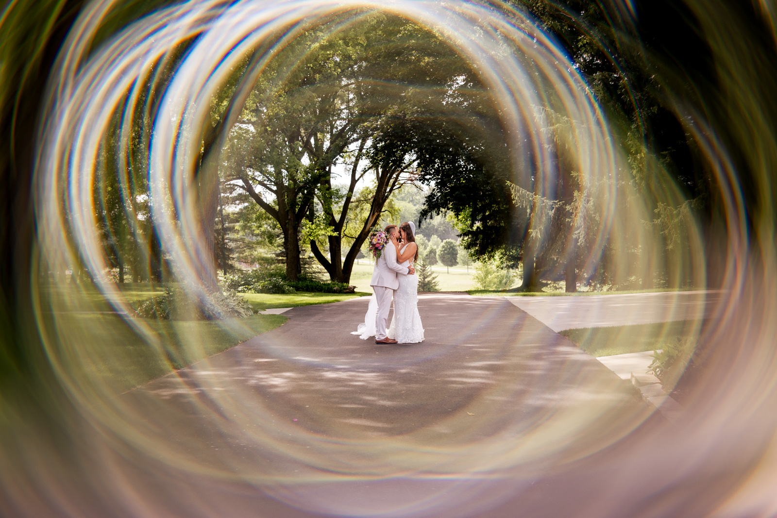 bride and groom portraits Crystal Creek Farm Crystal Lake IL