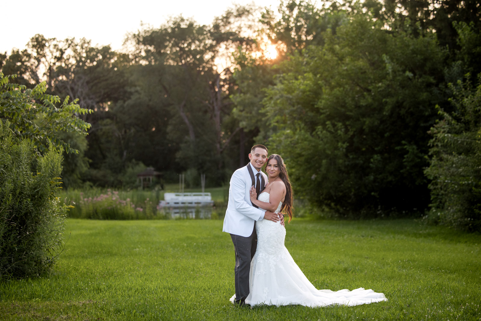 2026-08-08 Naperville_Lavita Photography-150 golden hour portraits of newlywed Chicago
