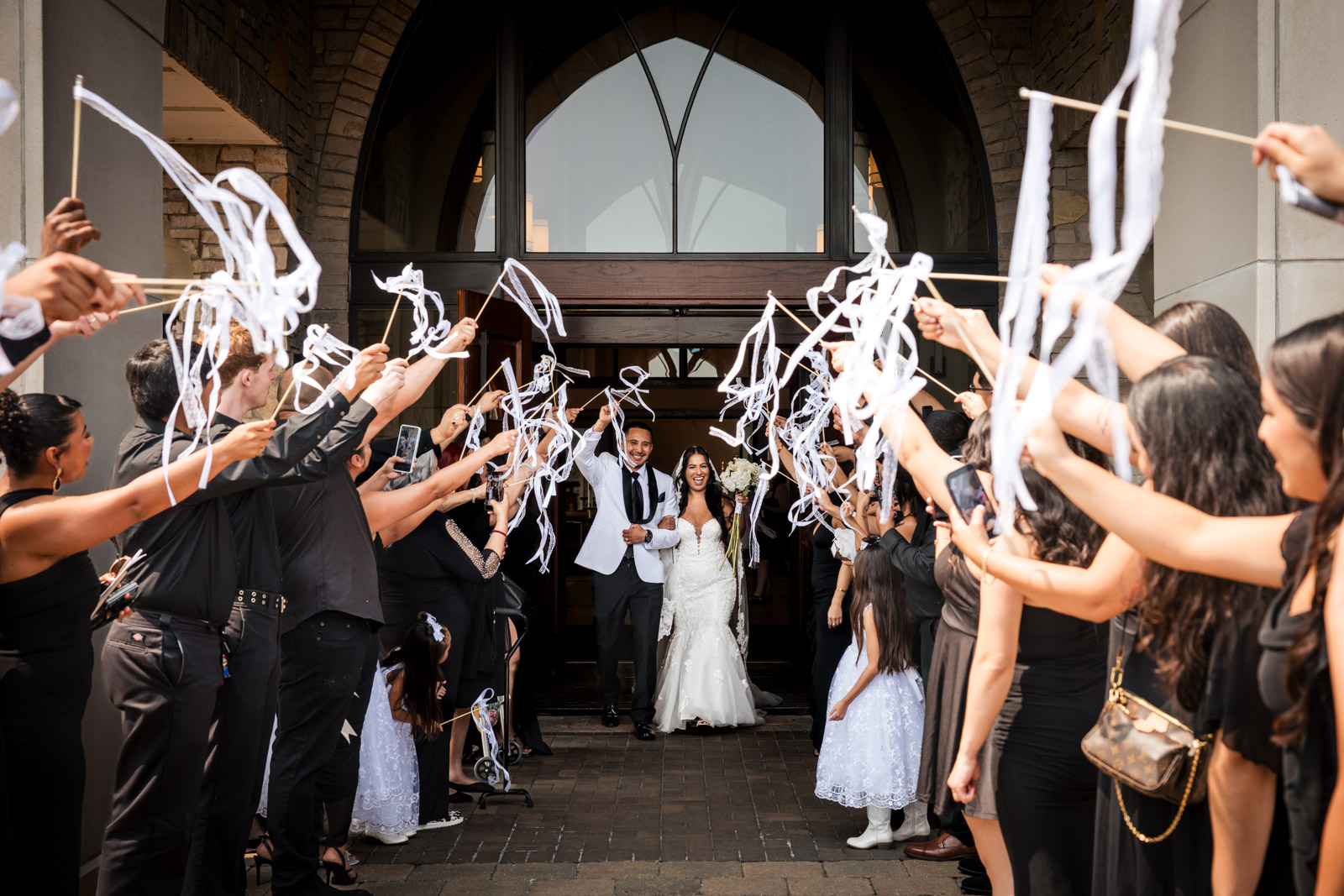 church wedding ceremony Chicago backyard wedding photographer