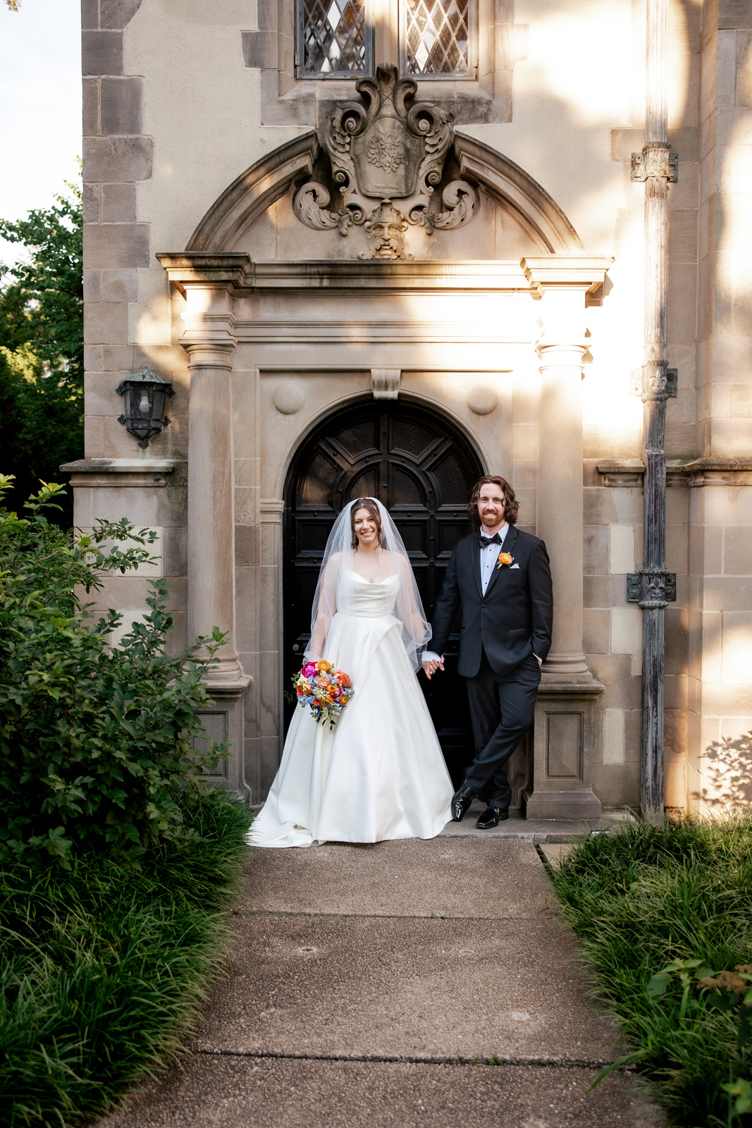 Bride wedding dress Morton Arboretum wedding Lisle IL
